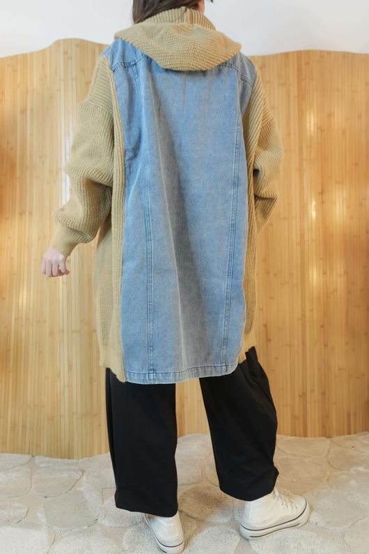 Brooklyn Longline Jacket Camel /11=